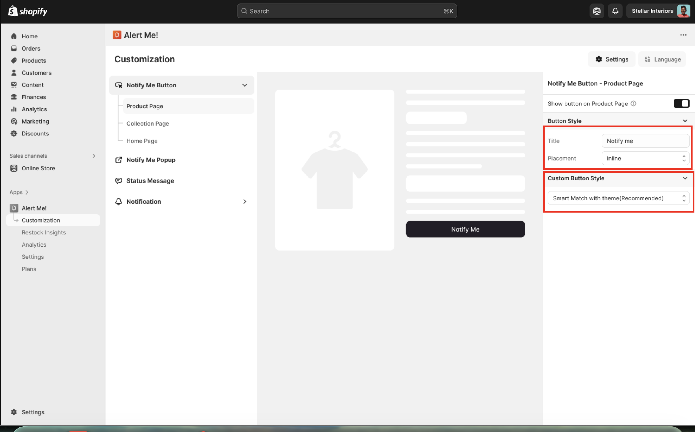 Customization